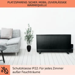 Wallander Ölradiator 1000W Thermostat Ölheizung Ultraflach Schwarz 15 Wallander Ölradiator 1000W Thermostat Ölheizung Ultraflach Schwarz -Einrichtungsgeschäft 10033103 de 0007 usp