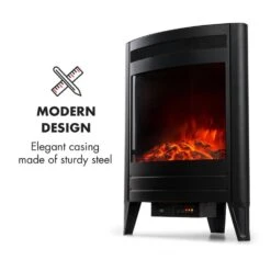 Vienna Elektrischer Eckkamin 1900W Wochentimer Fernbedienung -Einrichtungsgeschäft 10033112 yy 0006 logo Electric Fireplace With log LED flame