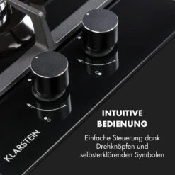 Ignito Domino Gaskochfeld 2-flammig Sabaf-Brenner Glaskeramik Schwarz -Einrichtungsgeschäft 10033131 de 0004 logo