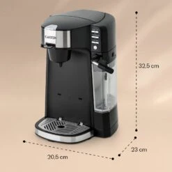 Baristomat 2-in-1-Heißgetränkeautomat Kaffee Tee Milchschaum -Einrichtungsgeschäft 10033138 yy 0008 dimensions