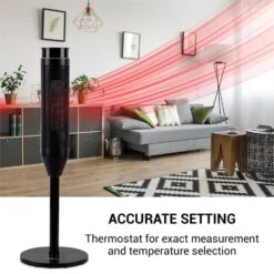 Heat Spike Turmheizgerät 1200/2200W 8h-Timer Thermostat Schwarz 16 Heat Spike Turmheizgerät 1200/2200W 8h-Timer Thermostat Schwarz -Einrichtungsgeschäft 10033141 yy 0007 logo oneConcept Heat Spike Turmheizgeraet schwarz