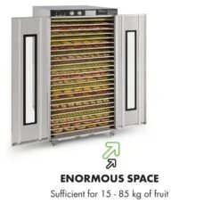 Master Jerky 24 Dörrautomat 5850W 40-90 °C 15h-Timer Edelstahl Silber -Einrichtungsgeschäft 10033214 yy 0007 logo Klarstein Master Jerky 24 Doerrautomat silber