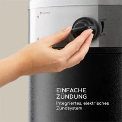 Goldflame Deluxe Terrassenheizstrahler 36.000BTU/11kW Mobil Edelstahl 14 Goldflame Deluxe Terrassenheizstrahler 36.000BTU/11kW Mobil Edelstahl -Einrichtungsgeschäft 10033278 yy 0004 logo Blumfeldt Goldflame Deluxe Heizstrahler schwarz