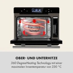 MasterFresh Dampfbackofen 230°C 24l Touch-Bedienfeld Schwarz -Einrichtungsgeschäft 10033284 de 0004 logo