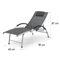 Sun Valley Sonnenliege Zusammenklappbar Kopfkissen Grau 19 Sun Valley Sonnenliege Zusammenklappbar Kopfkissen Grau -Einrichtungsgeschäft 10033308 yy 0009 logo