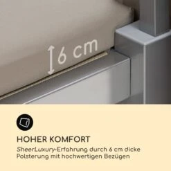 Eremitage Double Sunbed 2 Pers Stahl-Rahmen Sonnendach Vorhänge Taupe -Einrichtungsgeschäft 10033316 de 0006 logo