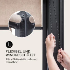 Pantheon Cortina Pavillon Mit Dach 3x6m 4 Seitenteile Beige 15 Pantheon Cortina Pavillon Mit Dach 3x6m 4 Seitenteile Beige -Einrichtungsgeschäft 10033320 de 0005 logo