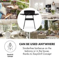 Porterhouse Elektrogrill 2200W Antihaft-Grillfläche Schwarz 16 Porterhouse Elektrogrill 2200W Antihaft-Grillfläche Schwarz -Einrichtungsgeschäft 10033322 yy 0006 logo Klarstein Porterhouse Elektrogrill 2200W schwarz