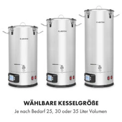 Maischfest Maischekessel 5 Teile 1500/3000W 30l LCD Edelstahl -Einrichtungsgeschäft 10033340 de 0003 logo