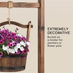 Andernach Zierbrunnen Tannenholz Mit Eimer Drehbare Kurbel -Einrichtungsgeschäft 10033353 yy 0005 logo Blumfeldt Andernach Zierbrunnen braun