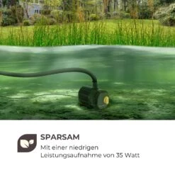 Nemesis T35 Teichpumpe 35W Leistung 2 M Förderhöhe 2300l/h Durchsatz -Einrichtungsgeschäft 10033390 de 0004 logo