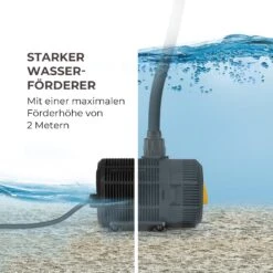 Nemesis T35 Teichpumpe 35W Leistung 2 M Förderhöhe 2300l/h Durchsatz -Einrichtungsgeschäft 10033390 de 0005 logo