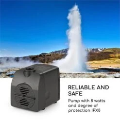 Raincastle Gartenbrunnen 12 LEDs 8W IPX8 Indoor & Outdoor -Einrichtungsgeschäft 10033428 yy 0008 logo Blumfeldt Raincastle Gartenbrunnen 12 LEDs