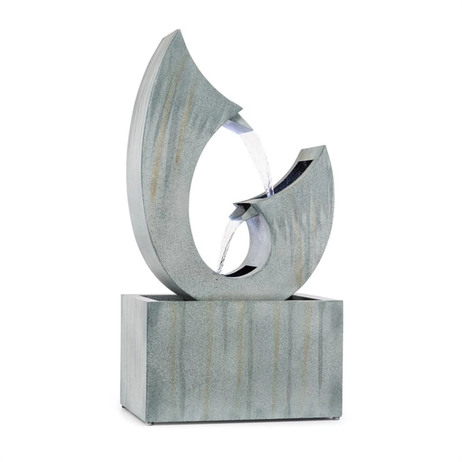 Trumpet Flow Gartenbrunnen 8W Verzinktes Metall LEDs Indoor & Outdoor 3 Trumpet Flow Gartenbrunnen 8W Verzinktes Metall LEDs Indoor & Outdoor