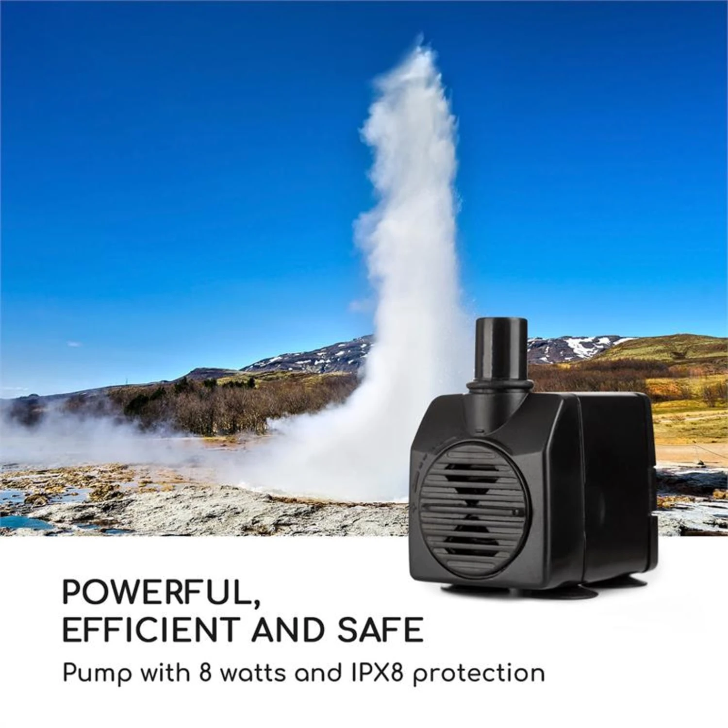 Trumpet Flow Gartenbrunnen 8W Verzinktes Metall LEDs Indoor & Outdoor 9 Trumpet Flow Gartenbrunnen 8W Verzinktes Metall LEDs Indoor & Outdoor – Bild 7