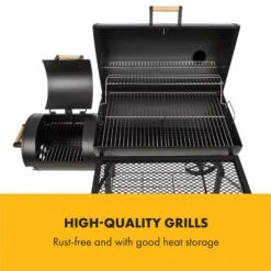 Beef Brisket Smoker Grill Holzkohlegrill/Smoker Edelstahl-Grill Mobil 13 Beef Brisket Smoker Grill Holzkohlegrill/Smoker Edelstahl-Grill Mobil -Einrichtungsgeschäft 10033460 yy 0003 logo Klarstein Beef Brisket Smoker Grill schwarz