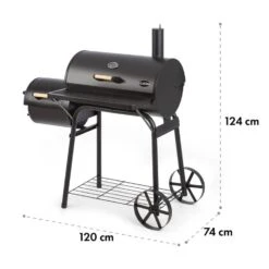 Beef Brisket Smoker Grill Holzkohlegrill/Smoker Edelstahl-Grill Mobil 19 Beef Brisket Smoker Grill Holzkohlegrill/Smoker Edelstahl-Grill Mobil -Einrichtungsgeschäft 10033460 yy 0009 logo Klarstein Beef Brisket Smoker Grill schwarz