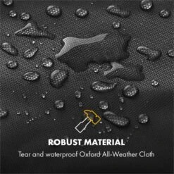 Beef Brisket Wetterschutzhaube Oxford Canvas Schwarz -Einrichtungsgeschäft 10033461 yy 0005 logo Fabric cover for OGA032