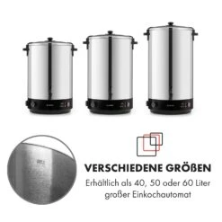 KonfiStar 40 Einkochautomat Getränkespender 2500W 40L Edelstahl 20 KonfiStar 40 Einkochautomat Getränkespender 2500W 40L Edelstahl -Einrichtungsgeschäft 10033524 de 0009 logo