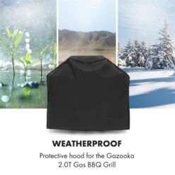 Gazooka 2.0T Wetterschutzhaube 600D Canvas 30/70% PE/PVC Schwarz 10 Gazooka 2.0T Wetterschutzhaube 600D Canvas 30/70% PE/PVC Schwarz -Einrichtungsgeschäft 10033535 yy 0003 logo Klarstein Gazooka Wetterschutzhaube schwarz