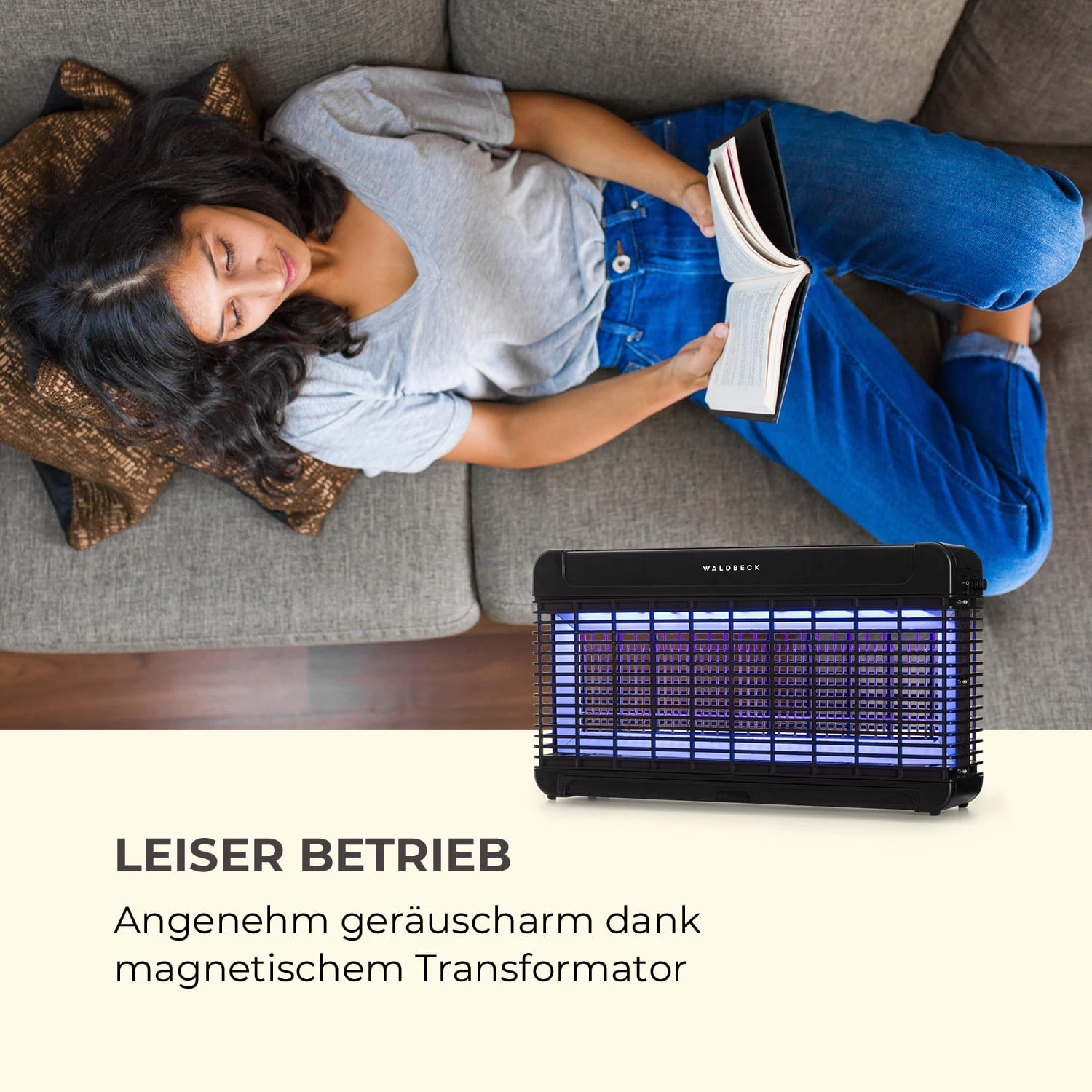 Mosquito Ex 9500 13W 300m² LEDs Auffangschale Kette Schwarz 6 Mosquito Ex 9500 13W 300m² LEDs Auffangschale Kette Schwarz – Bild 4