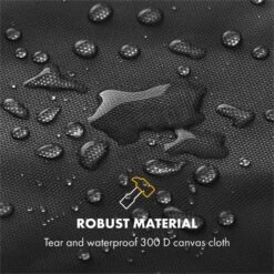 Tomahawk 3.1 S Wetterschutzhaube 300D Canvas 30/70% PE/PVC Schwarz 10 Tomahawk 3.1 S Wetterschutzhaube 300D Canvas 30/70% PE/PVC Schwarz -Einrichtungsgeschäft 10033569 yy 0003 logo Klarstein Tomahawk S Wetterschutzhaube schwarz
