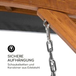 Tahiti Hollywoodschaukel Sonnendach 110cm 2-Sitzer Massivholz Grau -Einrichtungsgeschäft 10033575 de 0005 logo