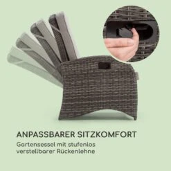 Comfort Siesta Sessel Verstellbare Rückenlehne Dunkelgrau -Einrichtungsgeschäft 10033586 de 0003 logo
