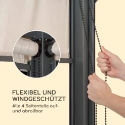 Grandezza Cortina Gartenpavillon 3x4m 4 Seitenteile Beige -Einrichtungsgeschäft 10033608 de 0003 logo