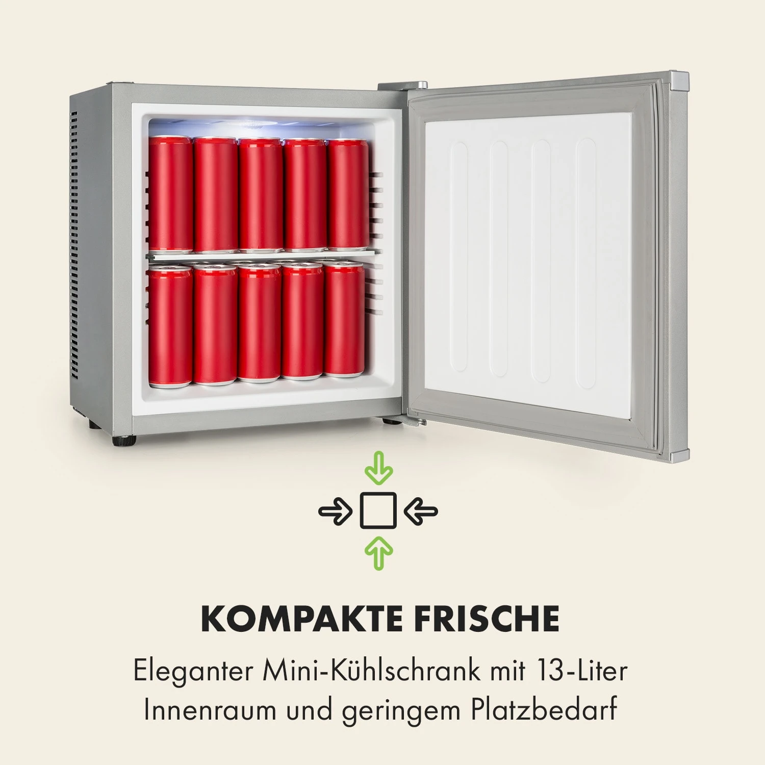 Secret Cool Mini-Kühlschrank Mini-Bar 13l 22dB 2 Etagen 8 Secret Cool Mini-Kühlschrank Mini-Bar 13l 22dB 2 Etagen – Bild 6