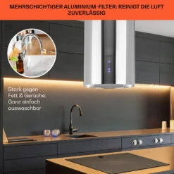 Beretta Inselabzugshaube Ø35cm Ab-/Umluft 650m³/h LED Edelstahl -Einrichtungsgeschäft 10033717 de 0006 usp