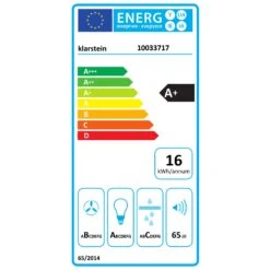 Beretta Inselabzugshaube Ø35cm Ab-/Umluft 650m³/h LED Edelstahl -Einrichtungsgeschäft 10033717 energy label