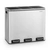 Grandmaster Trash Treteimer 54l / 3x18L Geräuschlos PP Edelstahl -Einrichtungsgeschäft 10033726 yy 0001 titel Klarstein Grandmaster Trash Treteimer 54l