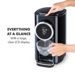 Hot Spring Plus Heißwasserspender 5l Edelstahl-Wassertank 45-95 °C 13 Hot Spring Plus Heißwasserspender 5l Edelstahl-Wassertank 45-95 °C -Einrichtungsgeschäft 10033753 yy 0004 logo Klarstein Hot Spring Heisswasserspender schwarz