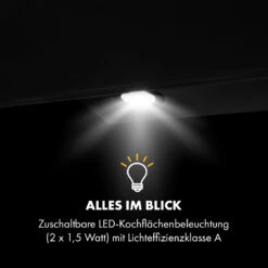 Laurel 90 Dunstabzugshaube 90cm Abluft: 350 M³/h LED Touch Schwarz -Einrichtungsgeschäft 10033768 de 0006 logo
