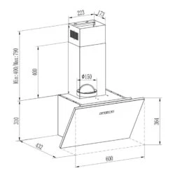 Silver Lining 60 Dunstabzugshaube 60cm 600m³/h EEK A Edelstahl 26 Silver Lining 60 Dunstabzugshaube 60cm 600m³/h EEK A Edelstahl -Einrichtungsgeschäft 10033777 yy 0012 logo Klarstein Silver Lining 60 Dunstabzugshaube