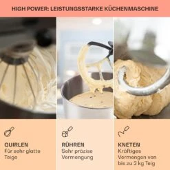 Bella Pico 2G Küchenmaschine 1300W 1,7PS 6 Stufen 5 Liter -Einrichtungsgeschäft 10033801 de 0002 usp