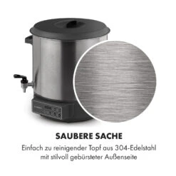 Lady Marmalade Einkochautomat Getränkespender 27L 100°C 12h Edelstahl 17 Lady Marmalade Einkochautomat Getränkespender 27L 100°C 12h Edelstahl -Einrichtungsgeschäft 10033825 de 0006 logo