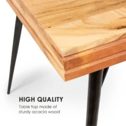 Vantor Esstisch Akazienholz Eisengestell 175 X 78 X 80 Cm Holz 11 Vantor Esstisch Akazienholz Eisengestell 175 X 78 X 80 Cm Holz -Einrichtungsgeschäft 10034035 yy 0003 logo Besoa Vantor Esstisch 175x78x80 cm