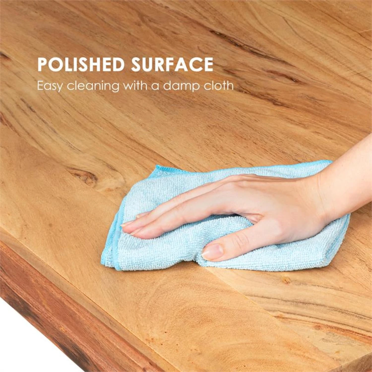 Vantor Esstisch Akazienholz Eisengestell 175 X 78 X 80 Cm Holz 7 Vantor Esstisch Akazienholz Eisengestell 175 X 78 X 80 Cm Holz – Bild 5