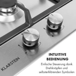 Ignito Domino Gaskochfeld 2-flammig Sabaf-Brenner Edelstahl Silber -Einrichtungsgeschäft 10034108 de 0004 logo