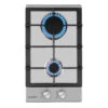 Ignito Domino Gaskochfeld 2-flammig Sabaf-Brenner Edelstahl Silber -Einrichtungsgeschäft 10034108 yy 0001 titel
