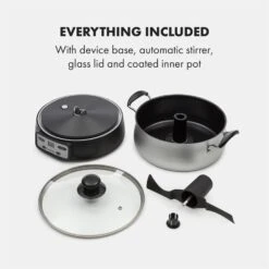 Jam Session Marmeladen- Und Geleekocher 1000W 2 Automatikprogramme -Einrichtungsgeschäft 10034109 yy 0008 logo Klarstein Jam Session Marmeladen und Geleekocher