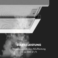 Mariana 60 Flachschirmhaube 500 M³/h Abluft LED Weiß -Einrichtungsgeschäft 10034115 de 0003 logo