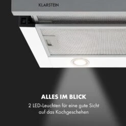 Mariana 60 Flachschirmhaube 500 M³/h Abluft LED Weiß -Einrichtungsgeschäft 10034115 de 0005 logo