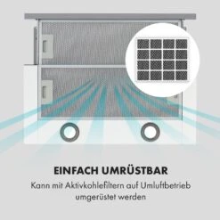 Mariana 60 Flachschirmhaube 500 M³/h Abluft LED Weiß -Einrichtungsgeschäft 10034115 de 0006 logo