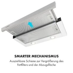 Mariana 60 Flachschirmhaube 500 M³/h Abluft LED Weiß -Einrichtungsgeschäft 10034115 de 0007 logo