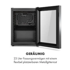 Harlem Getränkekühlschrank 23 Liter 1 Metallrost Glastür -Einrichtungsgeschäft 10034121 de 0005 logo
