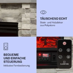 Lienz Elektrischer Kamin 1800W Steindekor Polystone Fernbedienung 11 Lienz Elektrischer Kamin 1800W Steindekor Polystone Fernbedienung -Einrichtungsgeschäft 10034123 de 0003 logo