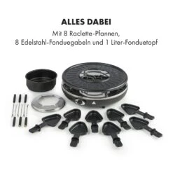 Fonduelette Raclette Und Fondue 1350W 1 Liter 38 Cm Ø Für 8 Personen 14 Fonduelette Raclette Und Fondue 1350W 1 Liter 38 Cm Ø Für 8 Personen -Einrichtungsgeschäft 10034138 de 0006 logo